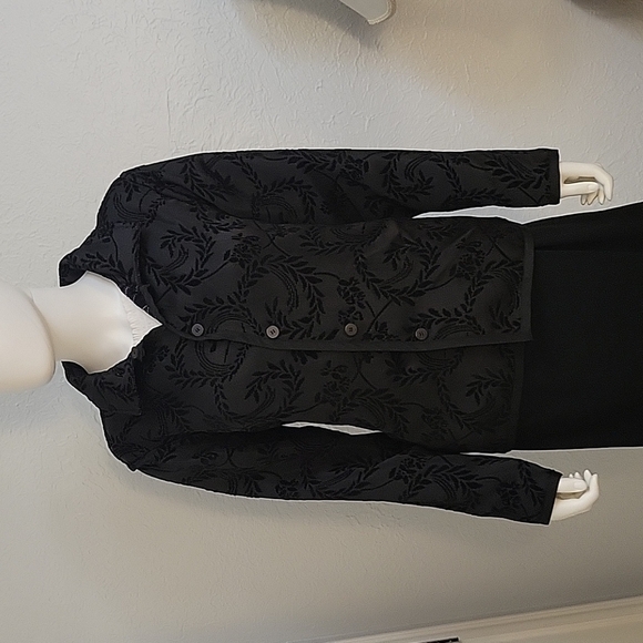 VTG COLDWATER CREEK 1990s Metallic Surrealism Asian Interchangeable Jacket - Picture 8 of 10